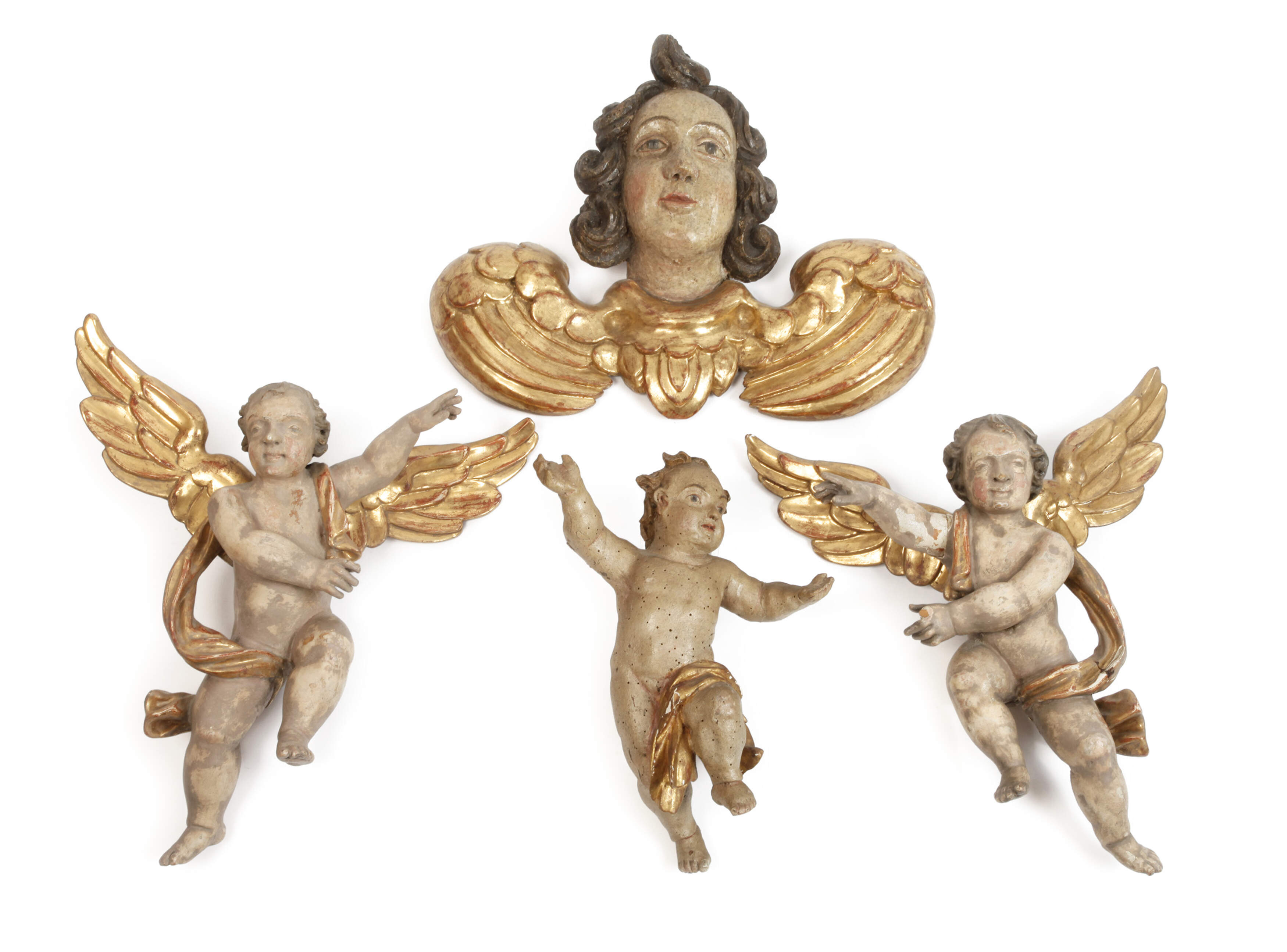 Vier barocke Engel