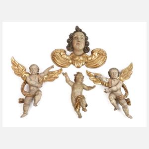 Vier barocke Engel