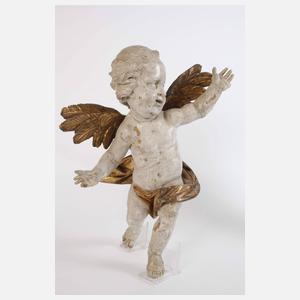 Drei geschnitzte Engel