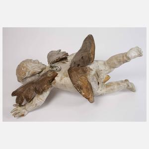 Drei geschnitzte Engel