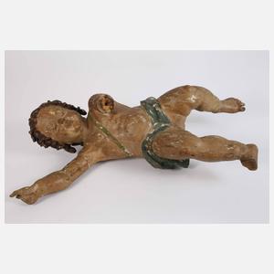 Drei geschnitzte Engel