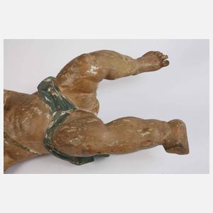 Drei geschnitzte Engel