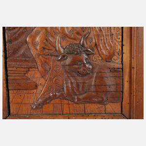 Barocke Reliefschnitzerei