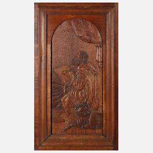 Barocke Reliefschnitzerei