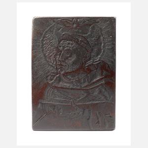Druckstock des Portraits von Martin Luther