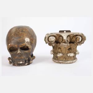 Drei historische Schnitzarbeiten