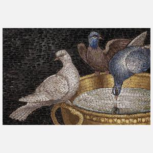 Mikromosaik mit den Plinischen Tauben