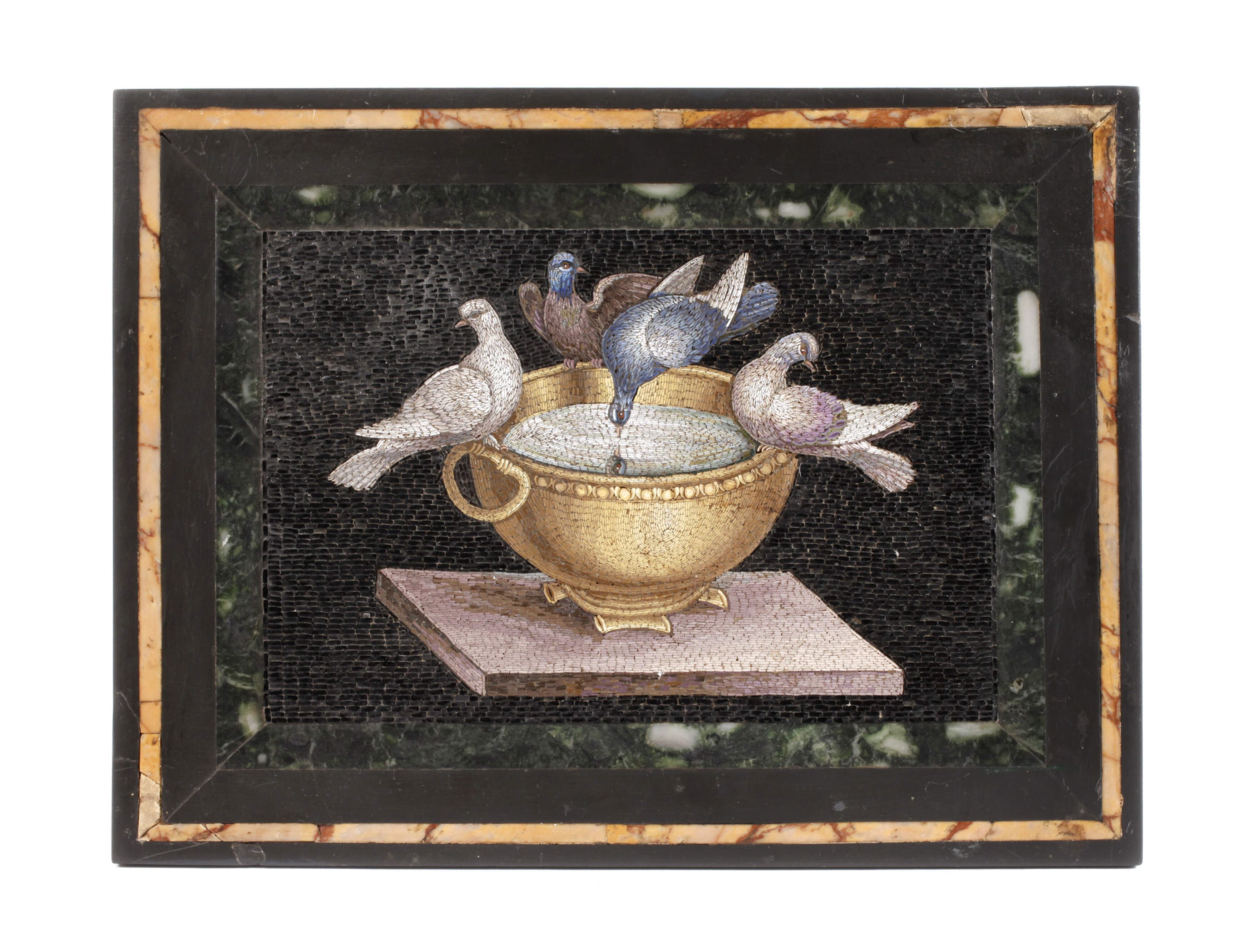 Mikromosaik mit den Plinischen Tauben