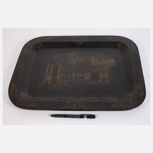 Lacktablett Biedermeier