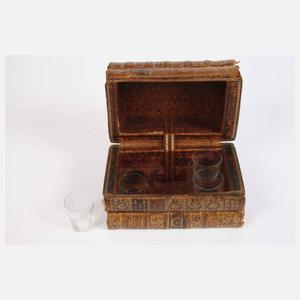 Vier Schatullen in Buchform