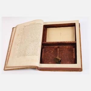 Vier Schatullen in Buchform