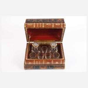 Vier Schatullen in Buchform