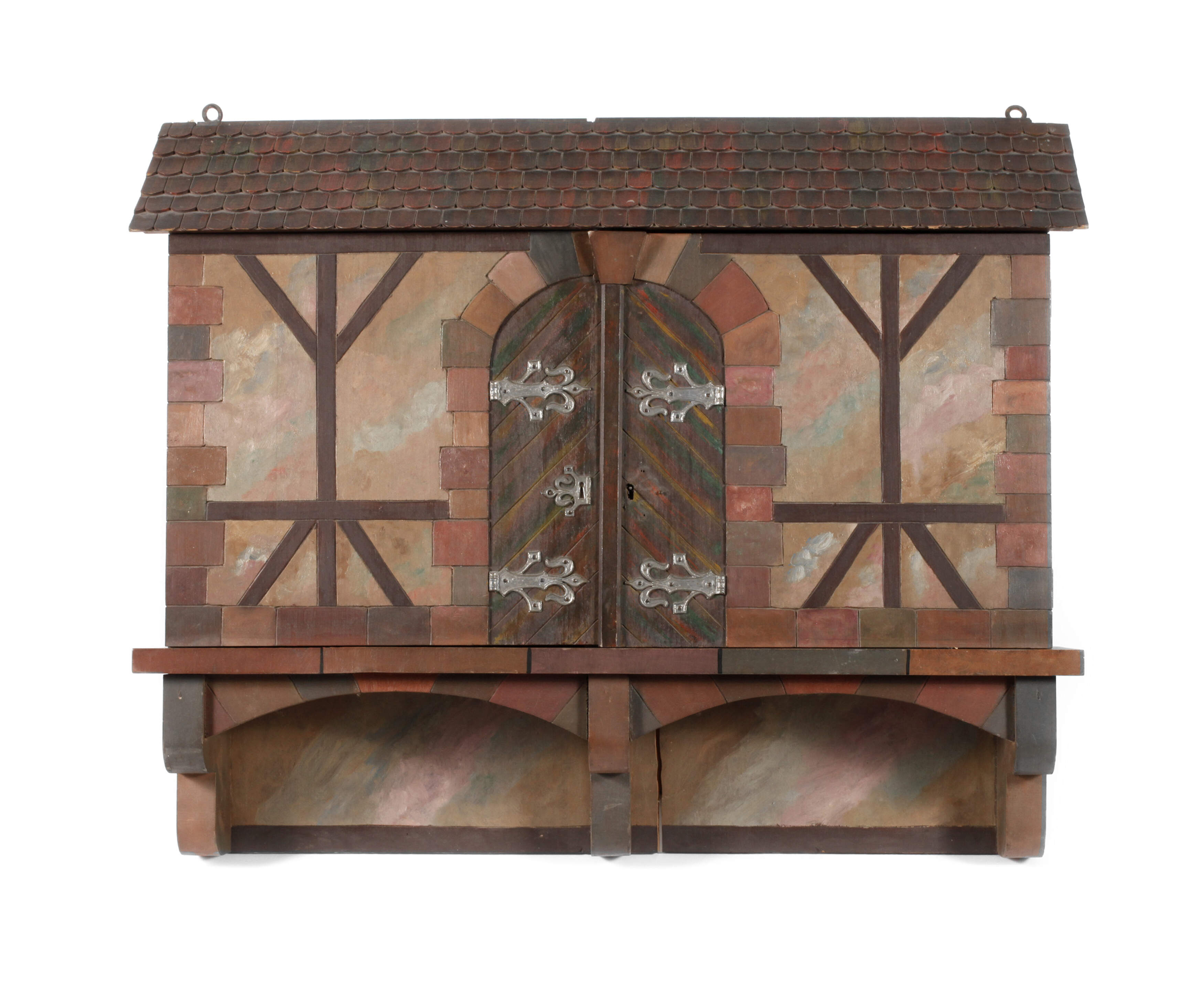 Kleiner Wandschrank Historismus