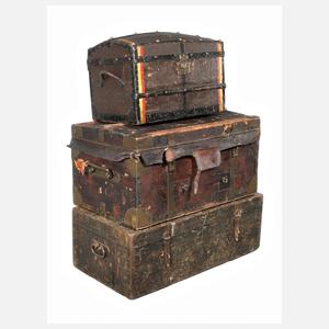 Kofferset aus Adelsbesitz