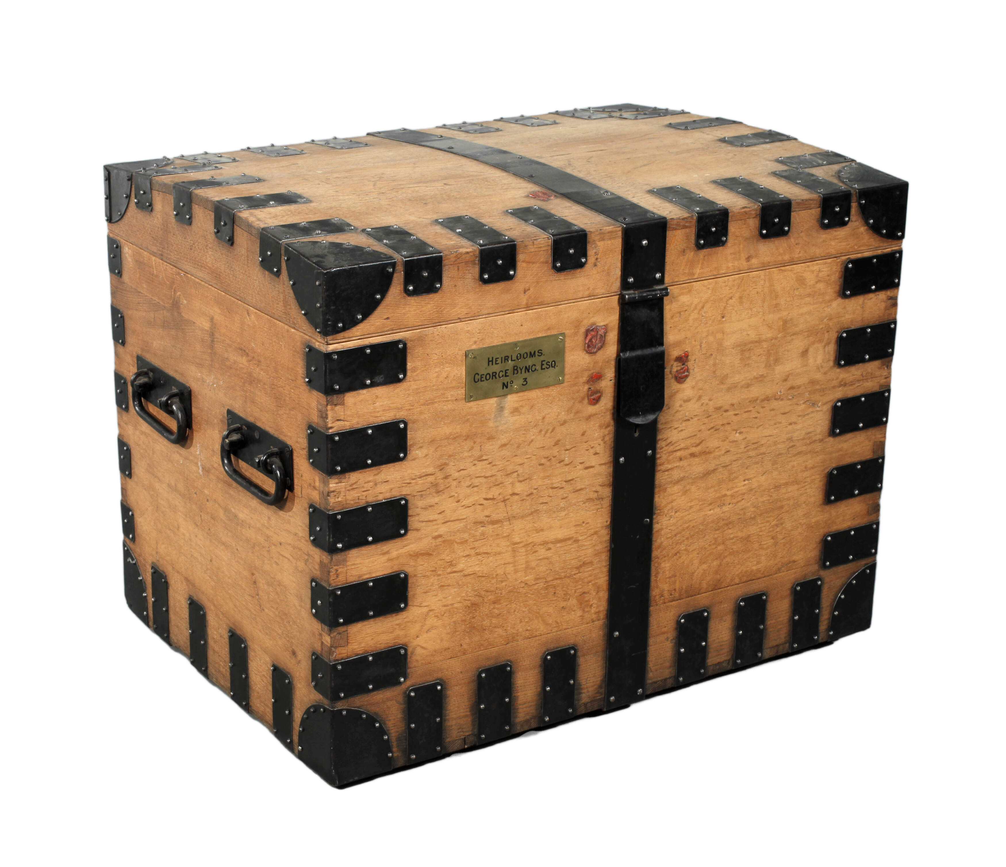 Transportkiste für ein Silberservice