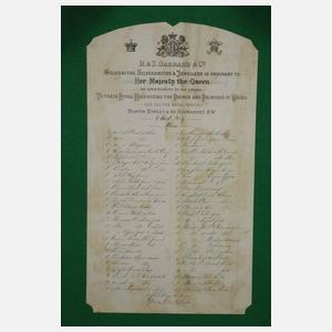 Transportkiste für ein Silberservice