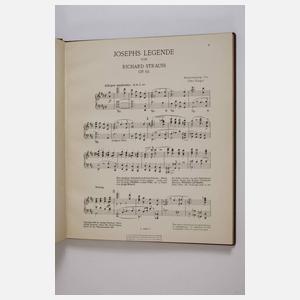 Zwölf Notenbücher Richard Srauß