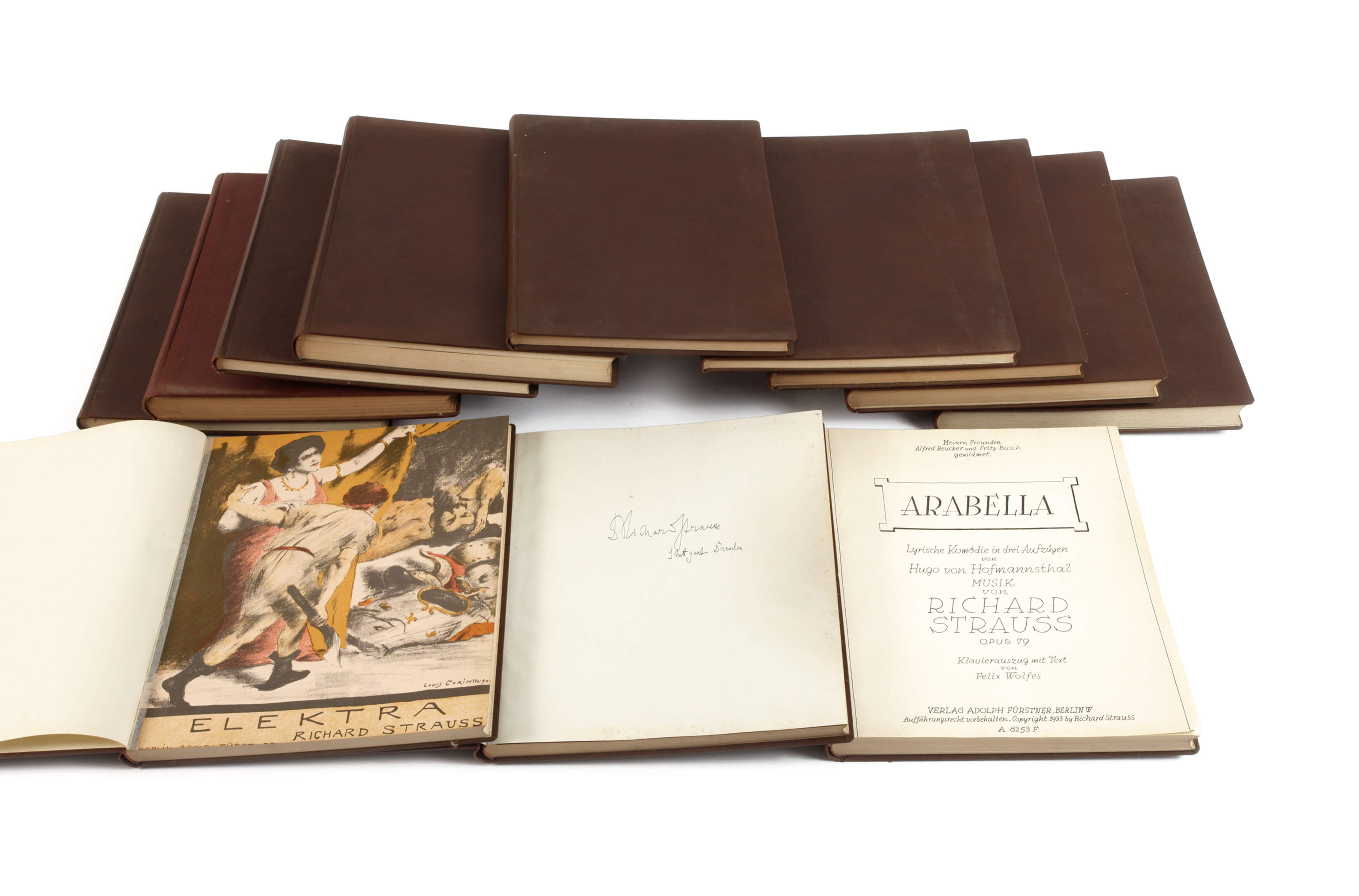 Zwölf Notenbücher Richard Srauß