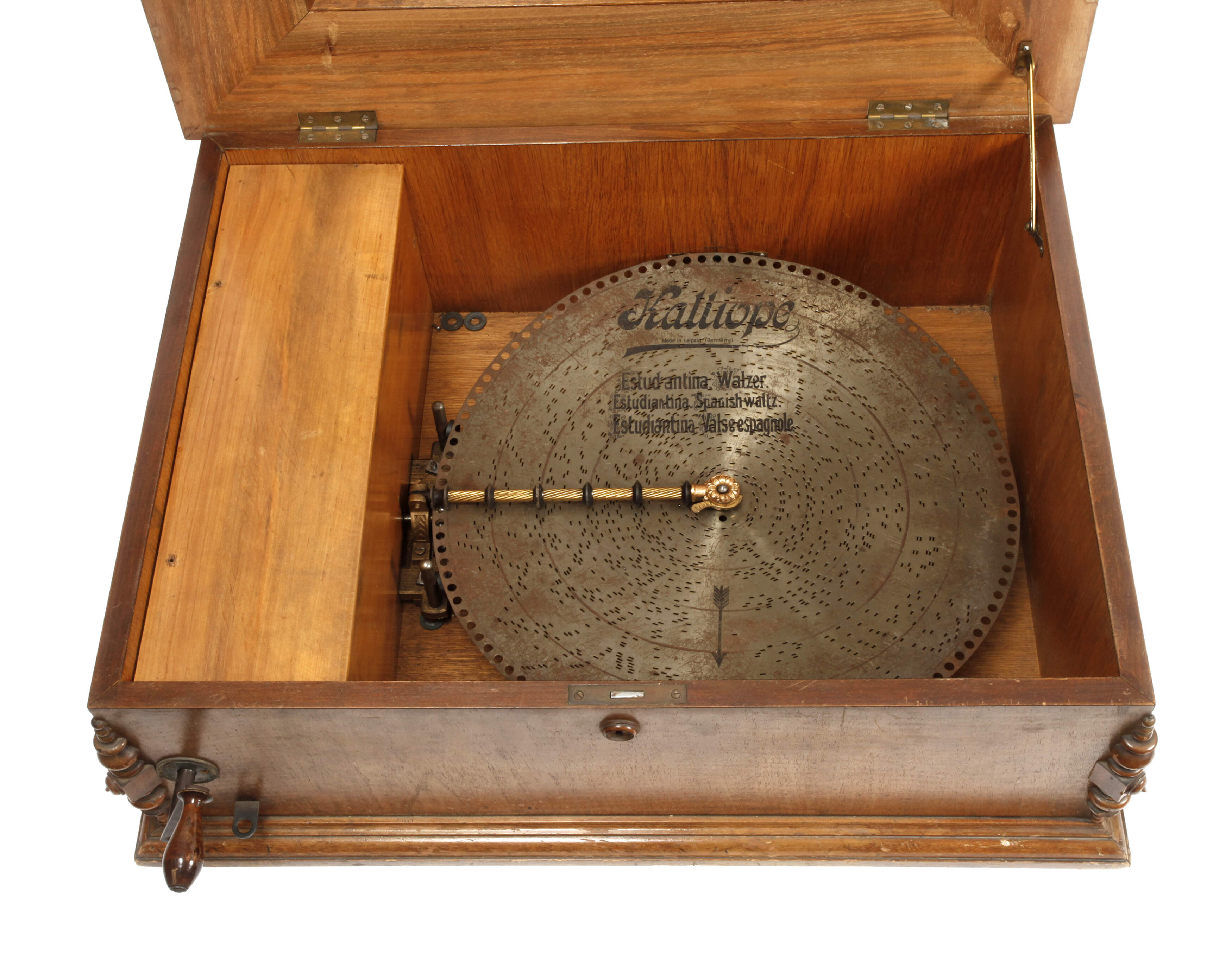 Übergroße Plattenspieldose