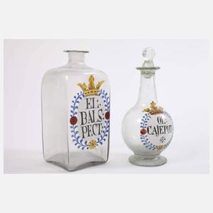 Vier barocke Apothekergefäße