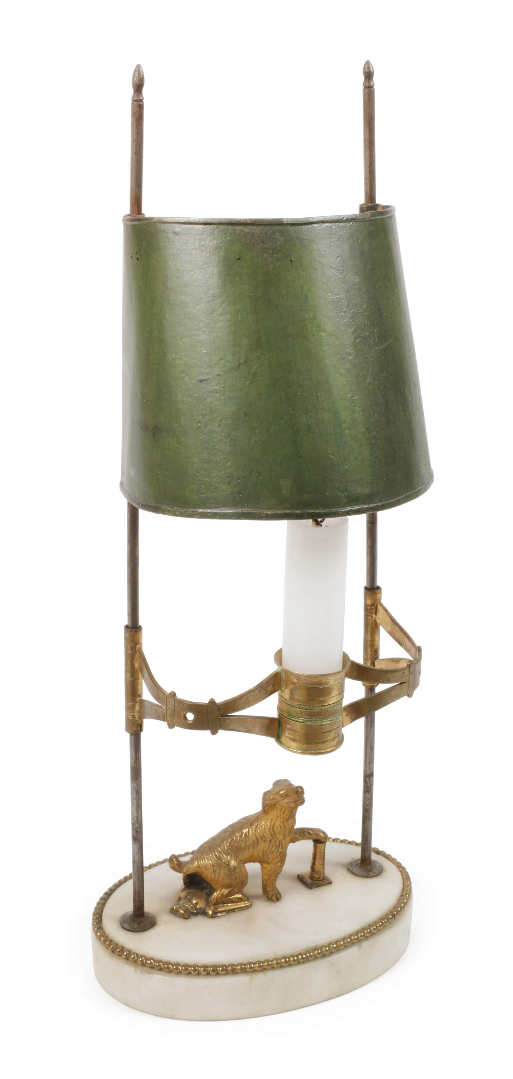 Tischleuchte in Bouillotte-Art