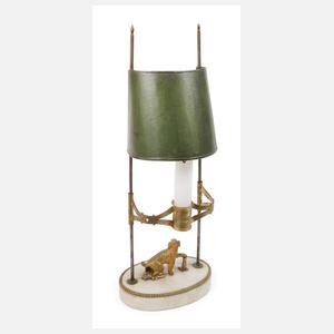 Tischleuchte in Bouillotte-Art