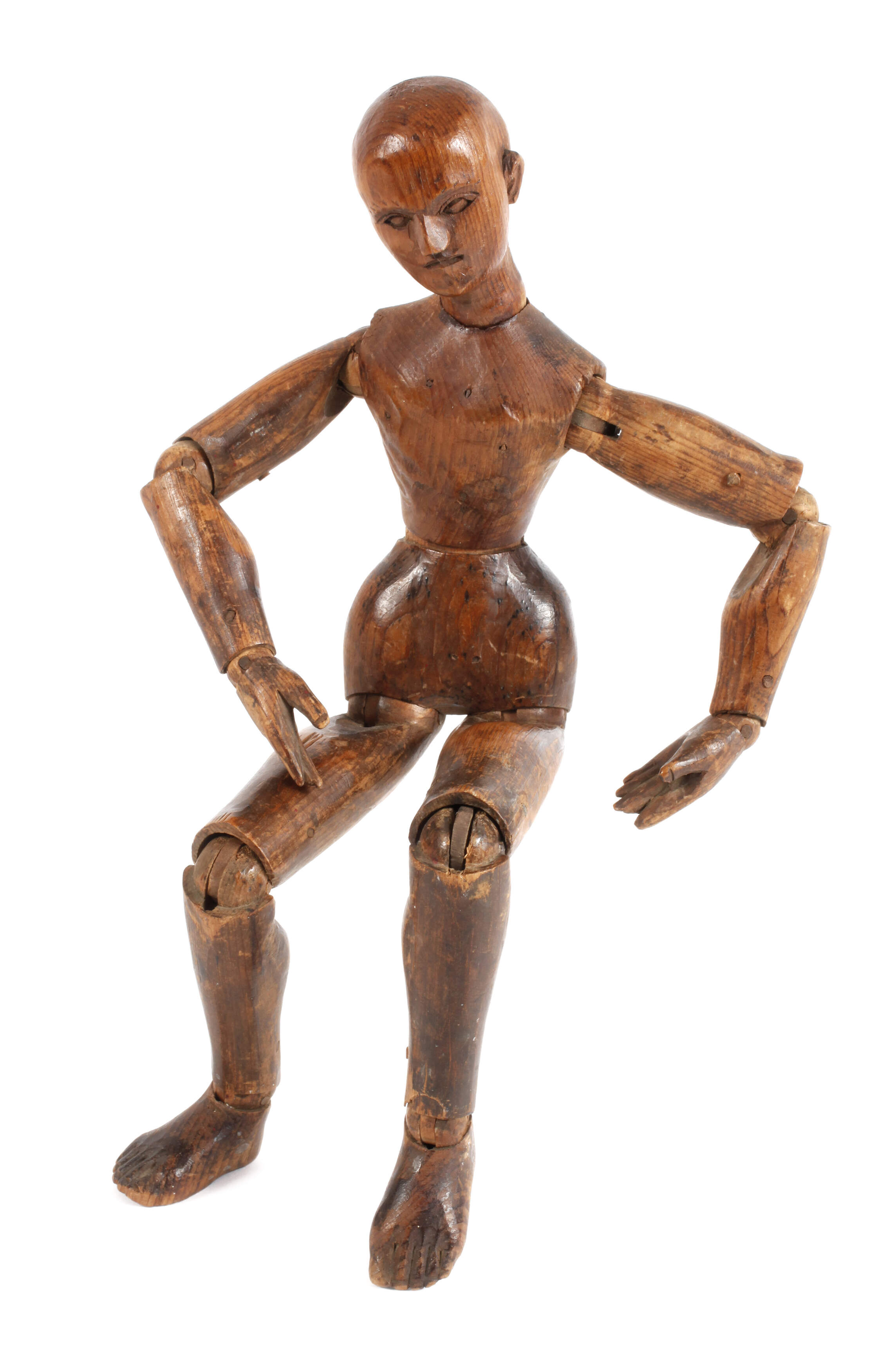 Historische Malerpuppe