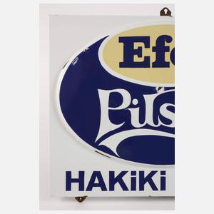 Emailleschild Efes Pilsen