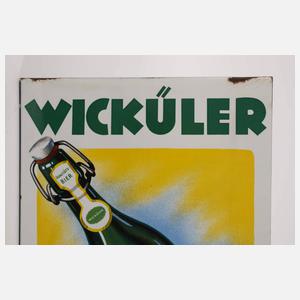 Emailleschild Wicküler