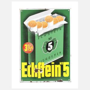 Emailleschild Eckstein