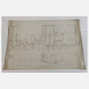 Entwurfszeichnung Automobil