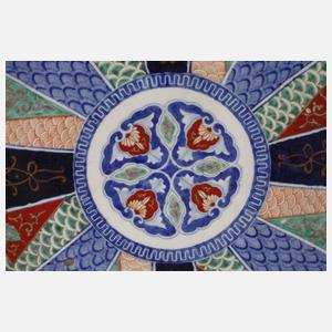 Großer Zierteller Imari