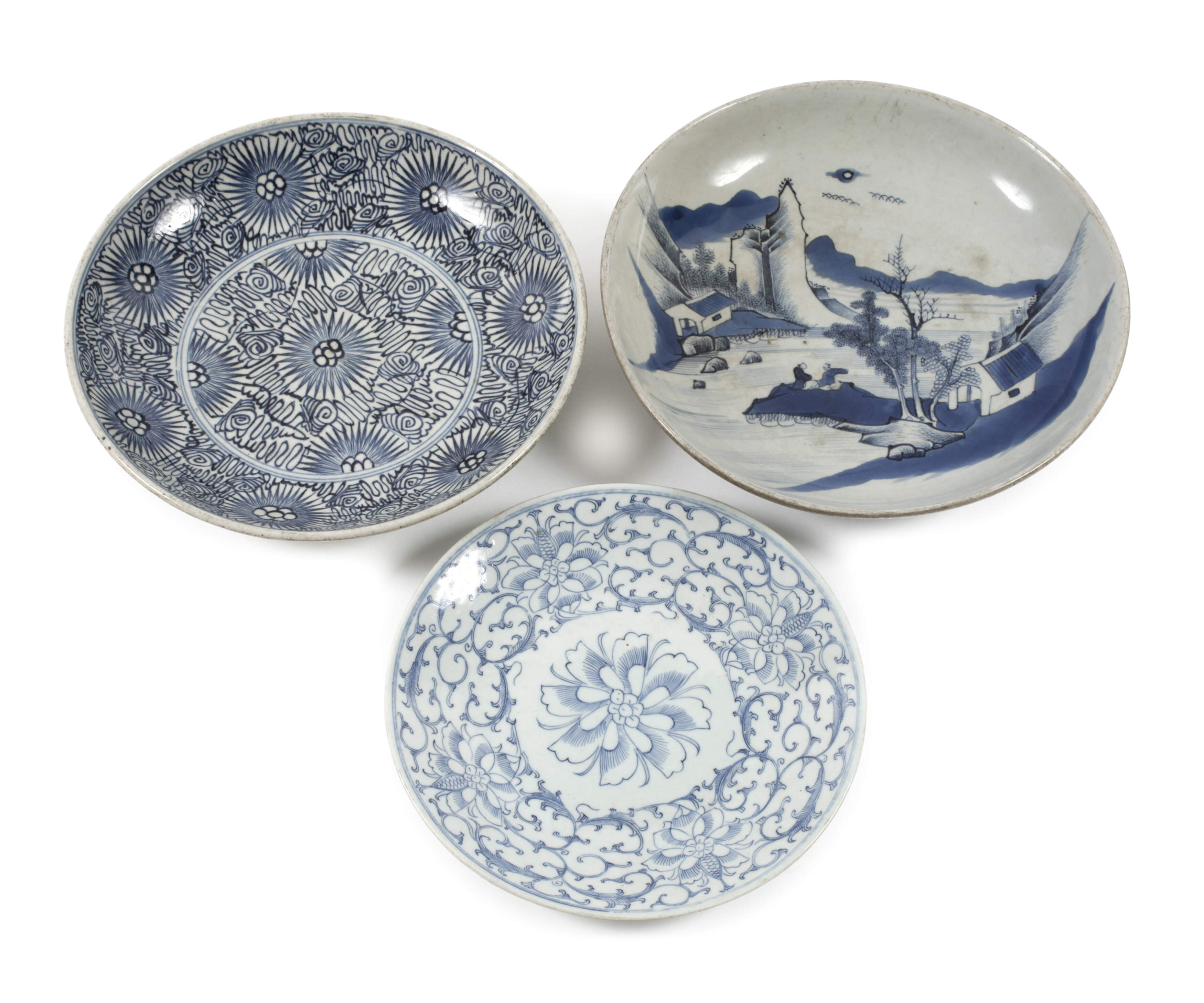 Drei Teller China
