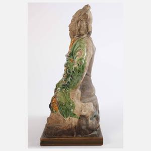 Terrakottafigur Guandi