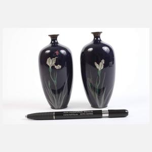 Paar Vasen Cloisonné