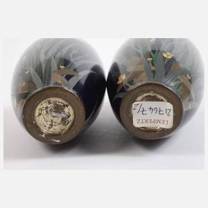 Paar Vasen Cloisonné