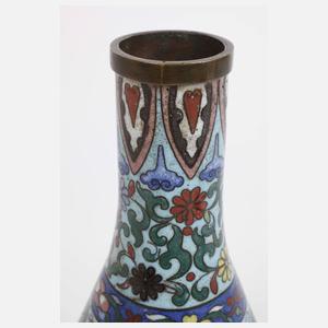 Paar Cloisonnévasen China
