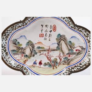 Miniaturschale Cloisonné