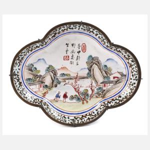 Miniaturschale Cloisonné