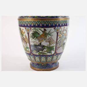 Große Vase Cloisonné