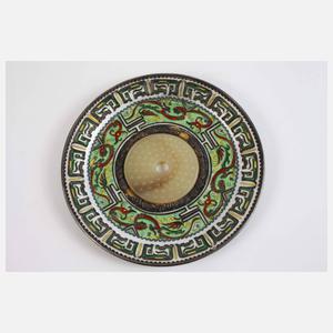 Cloisonnéschale mit Bi-Scheibe