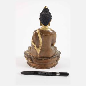 Bronzeplastik Buddha Shakyamuni