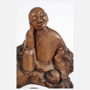 Buddhistische Schnitzerei