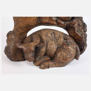 Buddhistische Schnitzerei