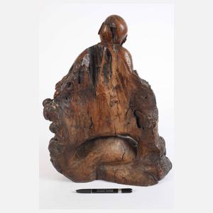 Buddhistische Schnitzerei