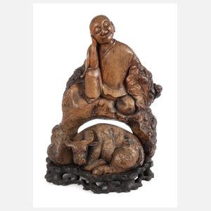 Buddhistische Schnitzerei