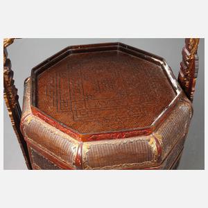 Prachtvoller Hochzeitskorb