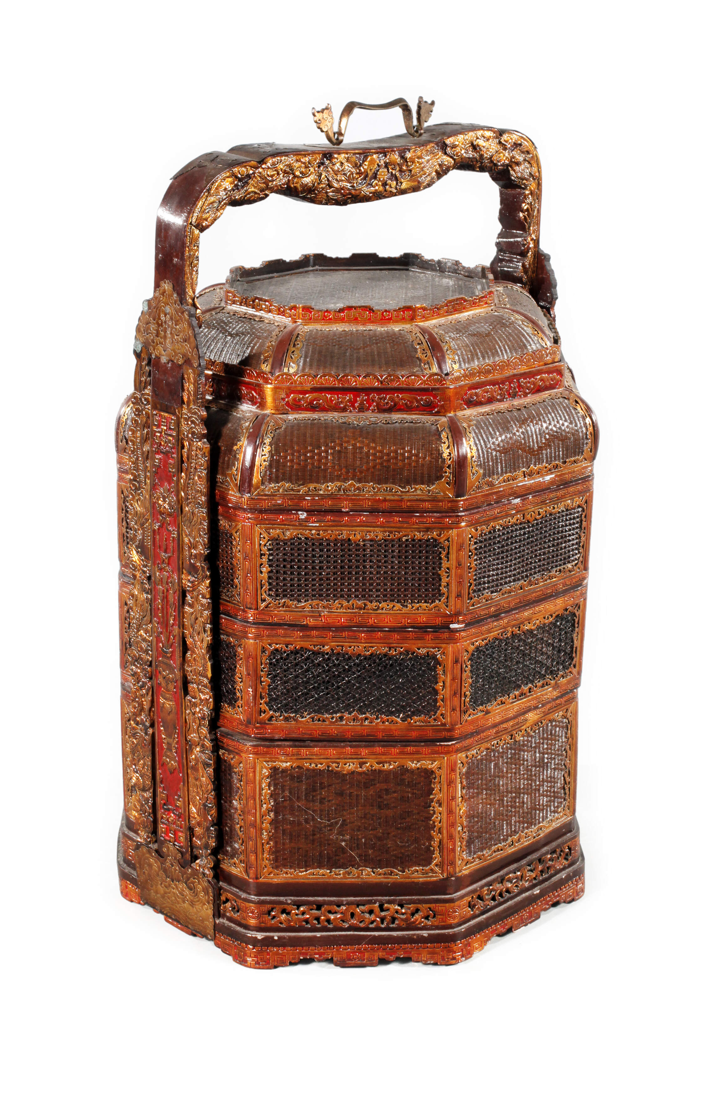 Prachtvoller Hochzeitskorb