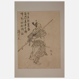 Konvolut Holzschnitte in Mappe