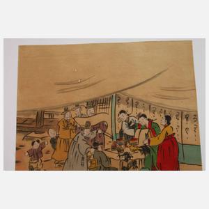 Minhwa mit Genreszene